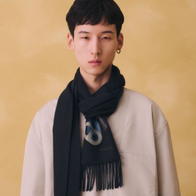 メンズ シルクマフラー＆カシミヤストール | Hermès - エルメス-公式サイト
